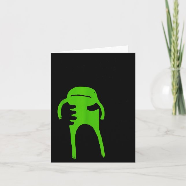 Carte You Must Accept The Frog Funny Meme Saying Quote  (Devant)