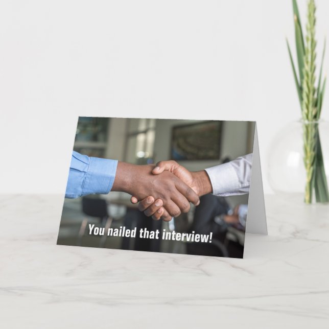 Carte You Nailed It, Job In the Bag (Devant)