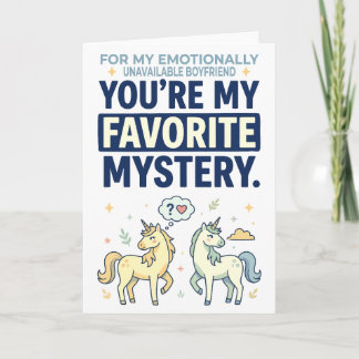 Carte You’re My Favorite Mystery Unicorn Quote