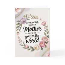 You’re My World - Elegant Design pour maman