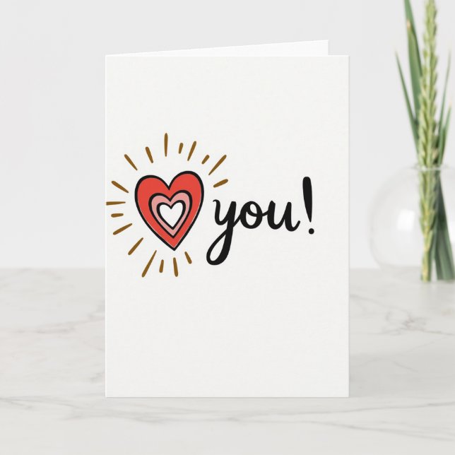 Carte You Sincère (Devant)