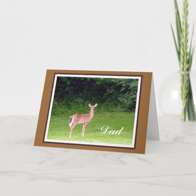 Carte Young Buck Father's Day Card (Devant)