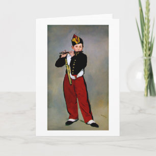 Carte Young Flautist, The Fifer, Edouard Manet, 1866