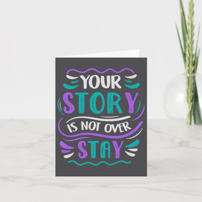 Carte Your Story Is Not Over Stay Premium  (Devant)