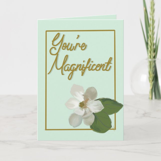 Carte You're "Mag"nificent card (Devant)