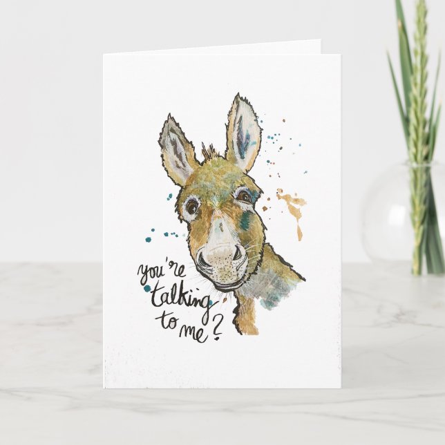 Carte You're talking to me ? (Devant)