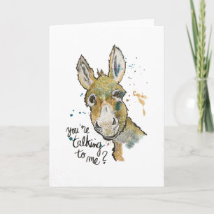 Carte You're talking to me ?