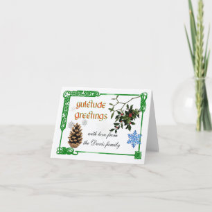 Carte Yuletide celtique