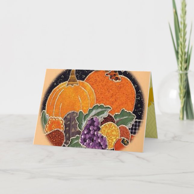 Carte Yummies bon thanksgiving (Devant)