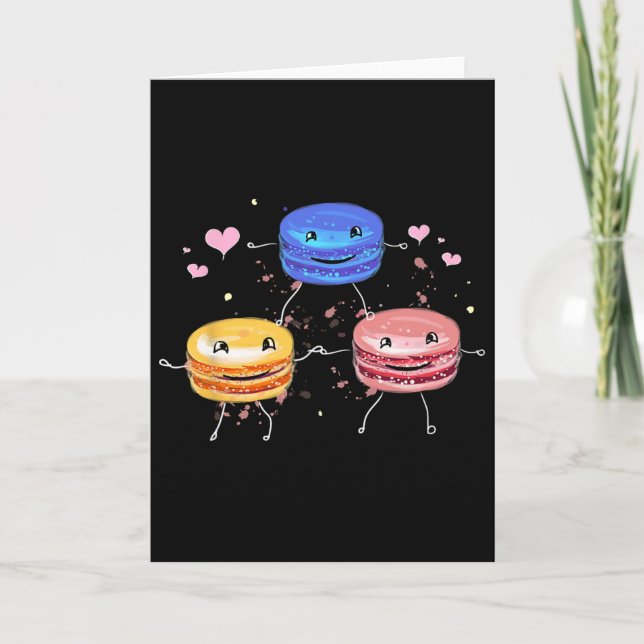 Carte Yummy Cute Cheerleading Macaroon Gift  (Devant)