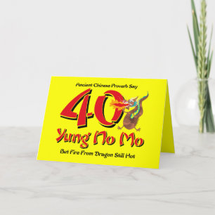 Carte Yung No Mo 40e anniversaire