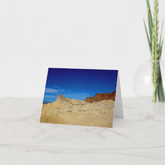Carte Zabriskie Point, Death Valley Note Card