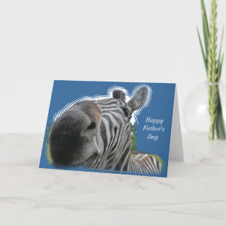 Carte Zebra Closeup - Bonne Fête des pères