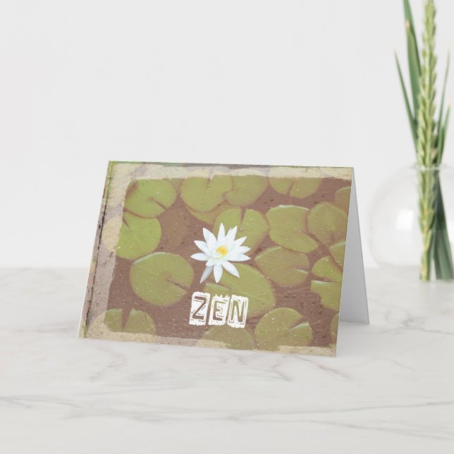 Carte Zen Birthday Card (Devant)