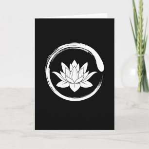 Carte Zen Circle Lotus