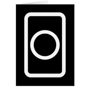 Carte Zener   Carte cercle creux