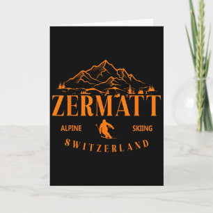 Carte Zermatt Alpes suisses Ski alpin Suisse Mont