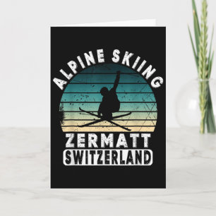 Carte Zermatt ski alpin Suisse Montagnes Suisses