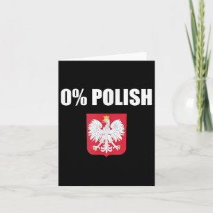 Carte Zéro pour cent Dyngus Day polonais Lundi humide