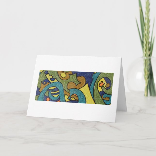 CARTE "ZIG ZAG 2" (Devant)