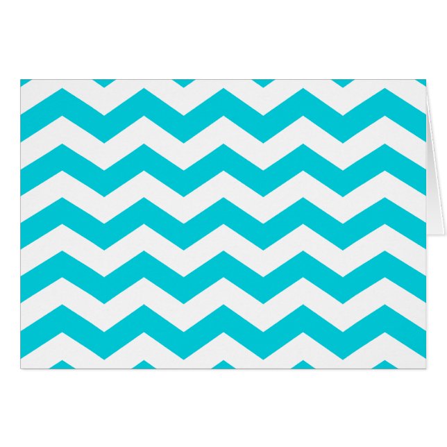 Carte Zig Zag Blanche (Devant horizontal)