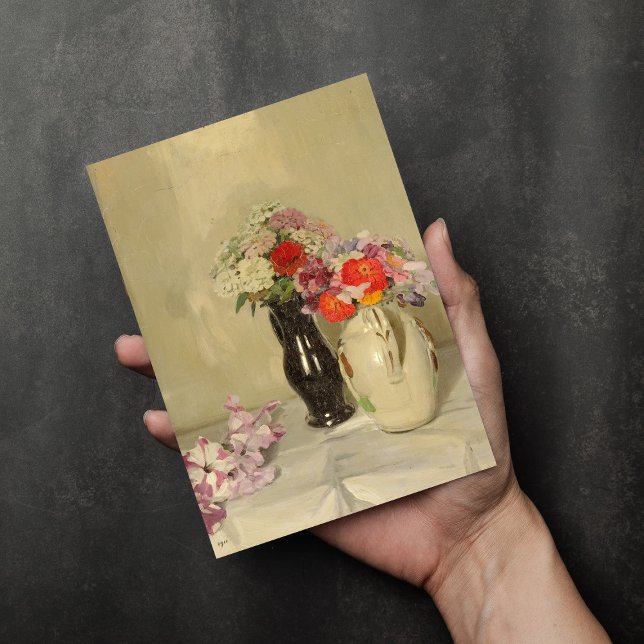 Carte Zinnias | William Nicholson (Créateur téléchargé)