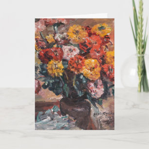 Carte Zinnien   Lovis Corinth