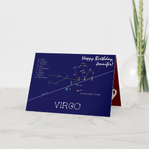 Carte Zodiac Constellation Virgo