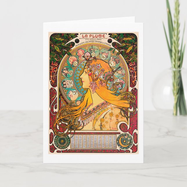 Carte Zodiac, Mucha (Devant)