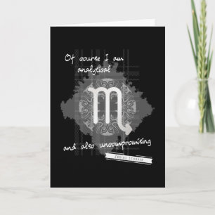 Carte Zodiac Scorpio