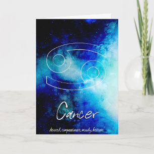 Carte Zodiac : Traits du cancer