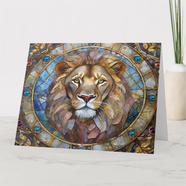 Carte Zodiaque - Léon le Lion (Devant)