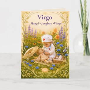 Carte Zodiaque Vierge Collection d'Astrologie de