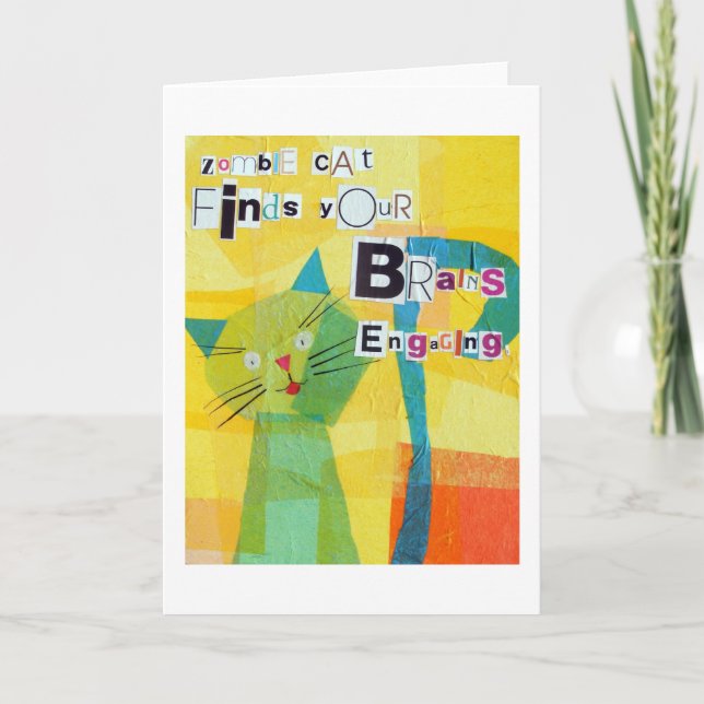 Carte Zombie Cat : Engager (Devant)