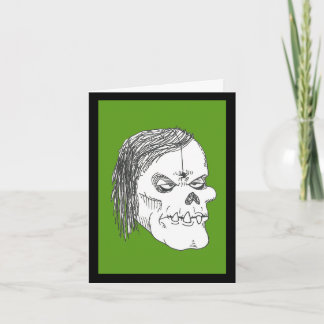 Carte Zombie Ghoul avec Bug Get-well Card