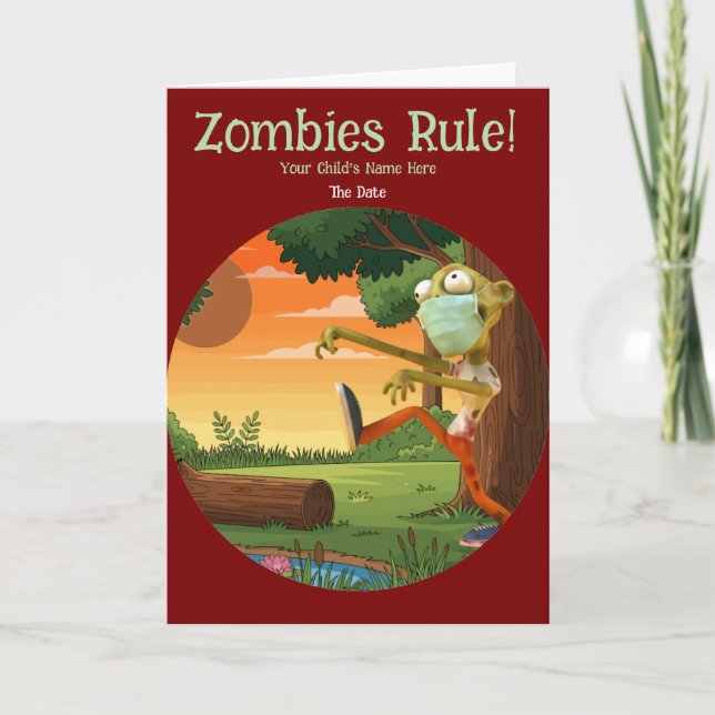Carte Zombie Land (Devant)