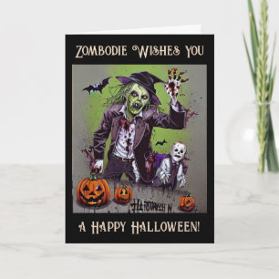 Carte Zombody vous souhaite un joyeux Halloween