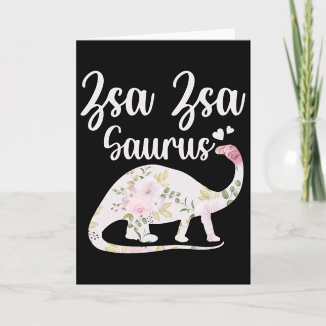 Carte Zsa Zsa Saurus Grandma Mother's Day Thanksgiving C (Devant)
