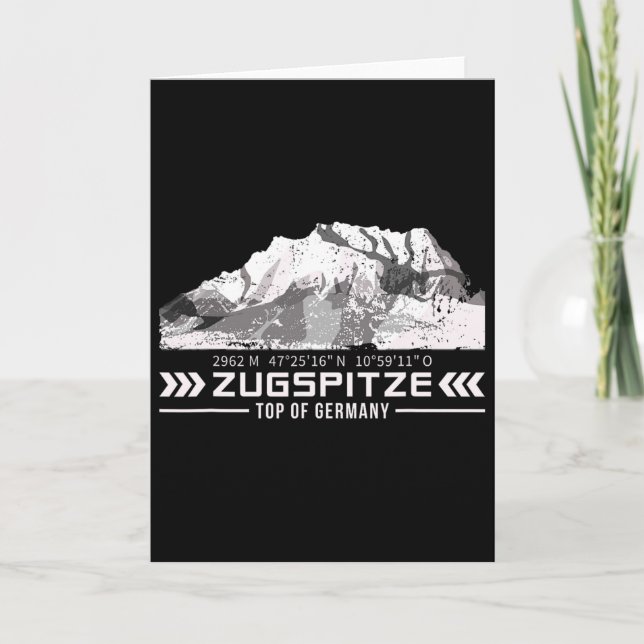 Carte Zugspitze Alps Wetterstein Mountains Hiking Climbi (Devant)