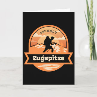 Carte Zugspitze Climbing Germany Alps Mountains Tyrol Hi