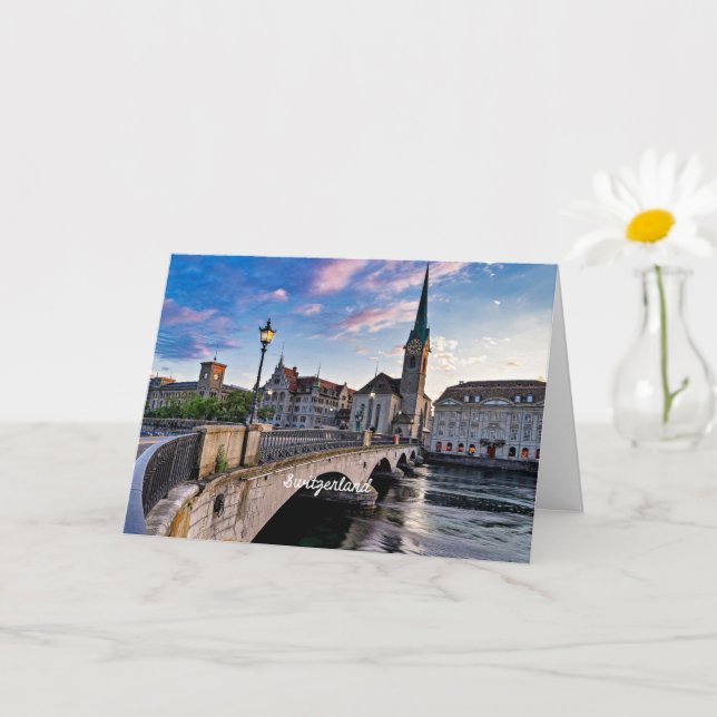 Carte Zurich, Suisse (Petite plante)