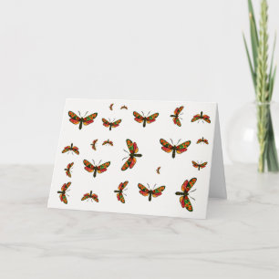 Carte Zygaena carniolica - La teigne de Burnet Crepuscul