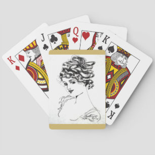 Cartes 1917 de jeu de Nouveau d'art !
