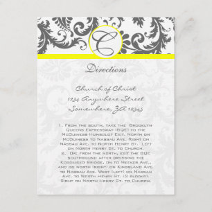 Cartes à carreaux gris et jaunes