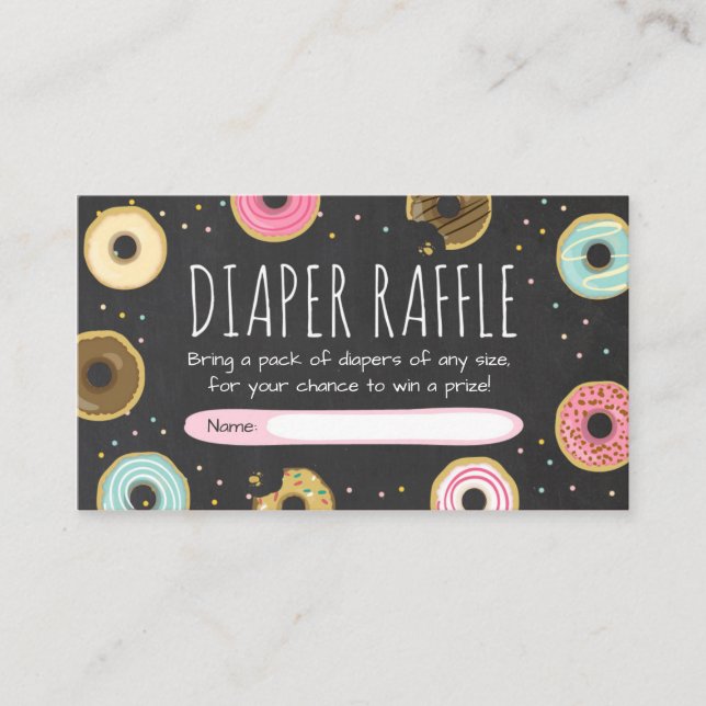 Cartes à gaufre à feuillards Doughnut Diapers à ar (Devant)