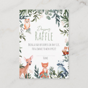Cartes à gaufre Baby shower des animaux de bois