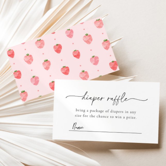 Cartes à gaufre Baby shower fraise (Créateur téléchargé)