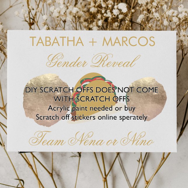 Cartes à gratter DIY pour révélation du sexe du bé (Créateur téléchargé)