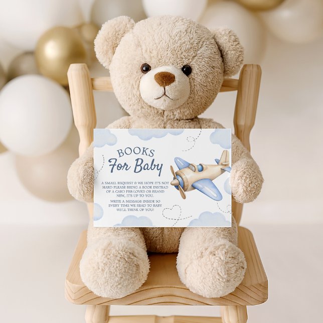 Cartes à insérer Livres d'avion pour bébé (Créateur téléchargé)