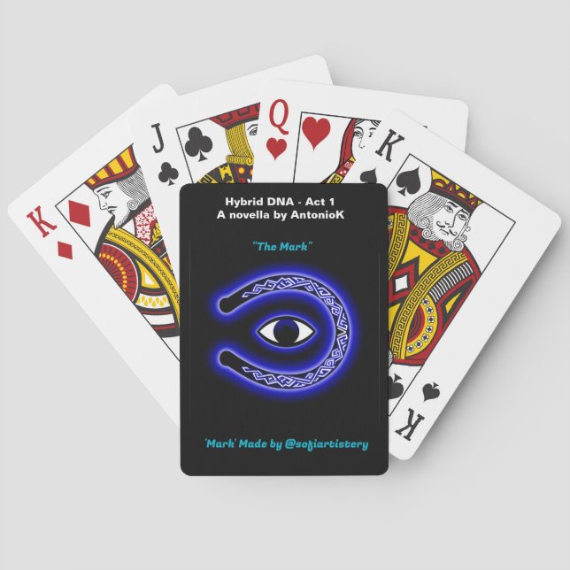 Cartes à jouer à l'ADN hybride (dos)